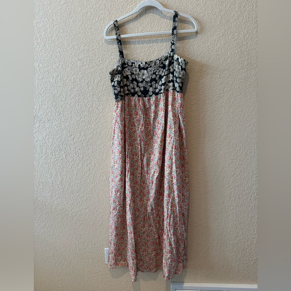 Natural Life Patti Side Slit Floral Maxi Dress. Size Medium - Picture 2 of 9